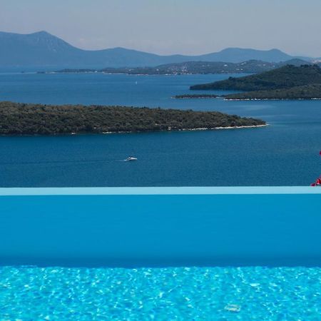 Villa Pasithea - Breathtaking Seaviews, Infinity Pool, Privacy, Close To The Beach Nydri  Esterno foto