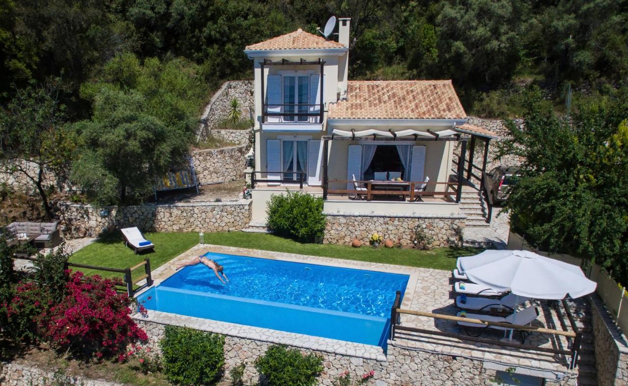 Villa Pasithea - Breathtaking Seaviews, Infinity Pool, Privacy, Close To The Beach Nydri  Esterno foto