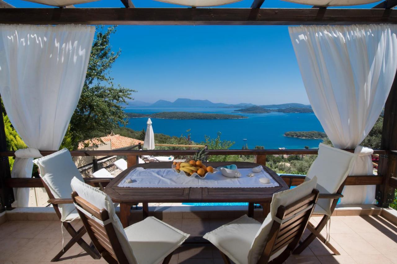 Villa Pasithea - Breathtaking Seaviews, Infinity Pool, Privacy, Close To The Beach Nydri  Esterno foto