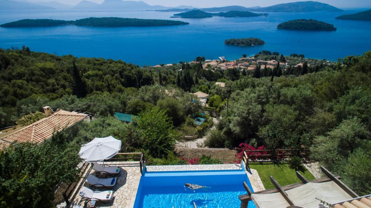 Villa Pasithea - Breathtaking Seaviews, Infinity Pool, Privacy, Close To The Beach Nydri  Esterno foto